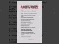 “10 Proverbs That Reveal The Dark Side of Reality”