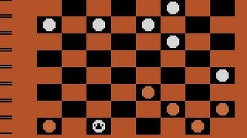 Atari 2600 Game: Video Checkers  (1978 Atari)