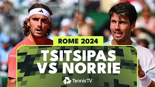 Stefanos Tsitsipas Vs Cameron Norrie Highlights Rome 2024