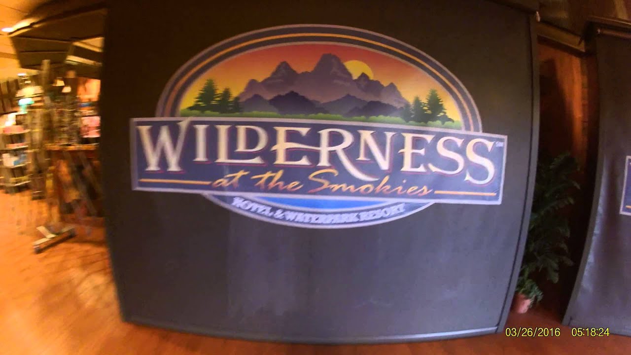 Full hotel tour wilderness at the smokies river lodge building