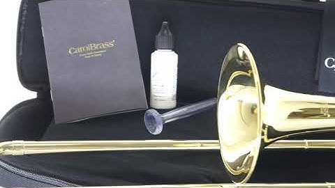 CarolBrass Slide Trumpet (or we call it mini trombone) CTB-1005-YSS-Bb-L demo video
