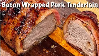 Bacon Wrapped Pork Tenderloin Recipe How to Cook Bacon Wrapped Tenderloin