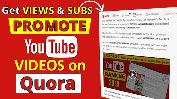 Get YouTube VIEWS for FREE with Quora 💥