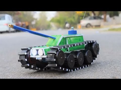 Video Hướng Dẫn Làm Xe Tăng Điều Khiển Từ Xa đơn Giản - youtube