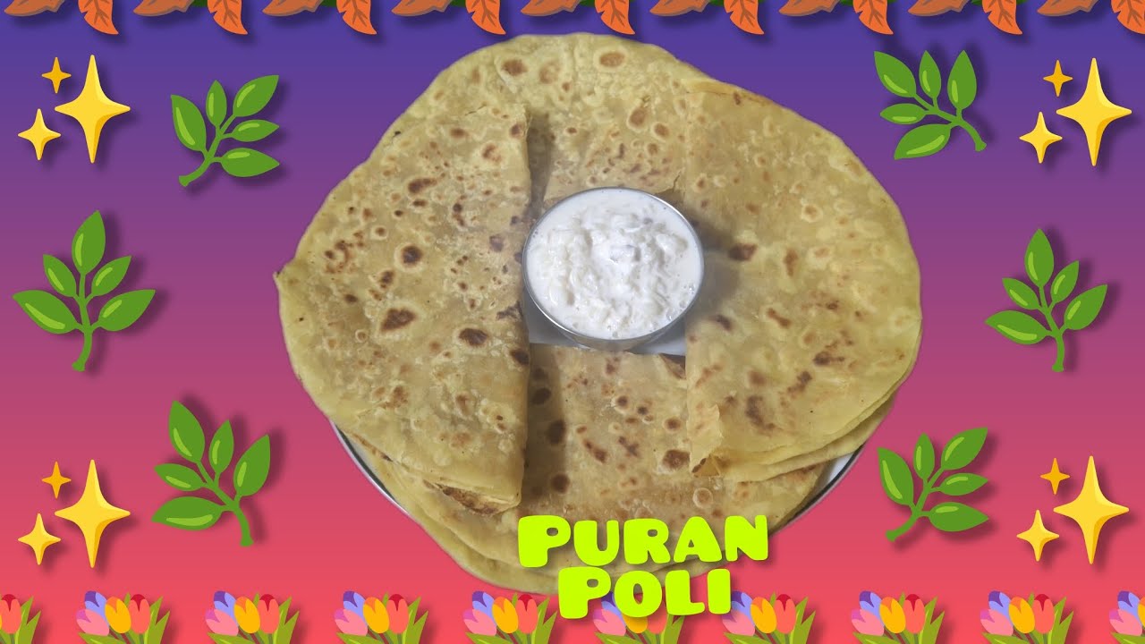 🫓 Puran Poli. Soft, sweet stuffed roti made especially during festivals like Holi 😋 @mukkusskitchen🙏