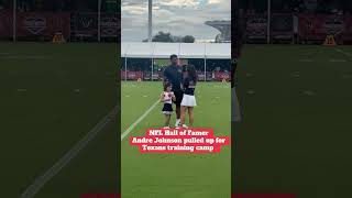 Andre Johnson at Texans training camp 2025 #nfl #houstontexans