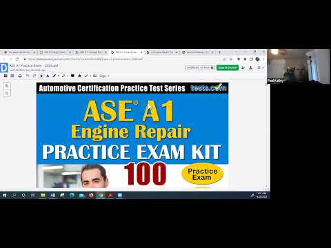 ASE A1 Engine Repair Study Session (2022) MEMBERS ONLY