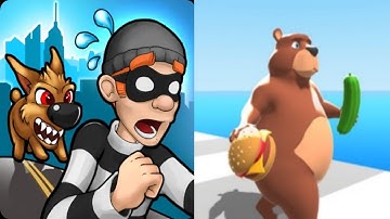 Robbery Bob vs Body Run 3D Gameplay Android,ios