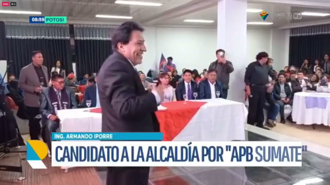 ARMANDO IPORRE PROPONE UN “PACTO POR LA RECONSTRUCCIÓN DE POTOSÍ” Y FORTALECER EL TURISMO