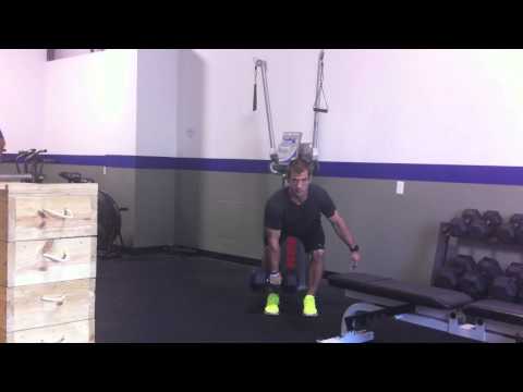 Dumbbell One Arm Split Snatch