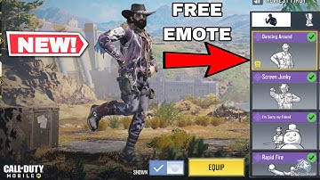 Unlocking FREE Emote Dancing Around in Cod Mobile 2023