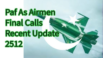 Paf as Airmen 2512 | final interview | Calls Updates