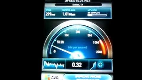Straight Talk Samsung Proclaim S720C on Verizon network SPEED TEST