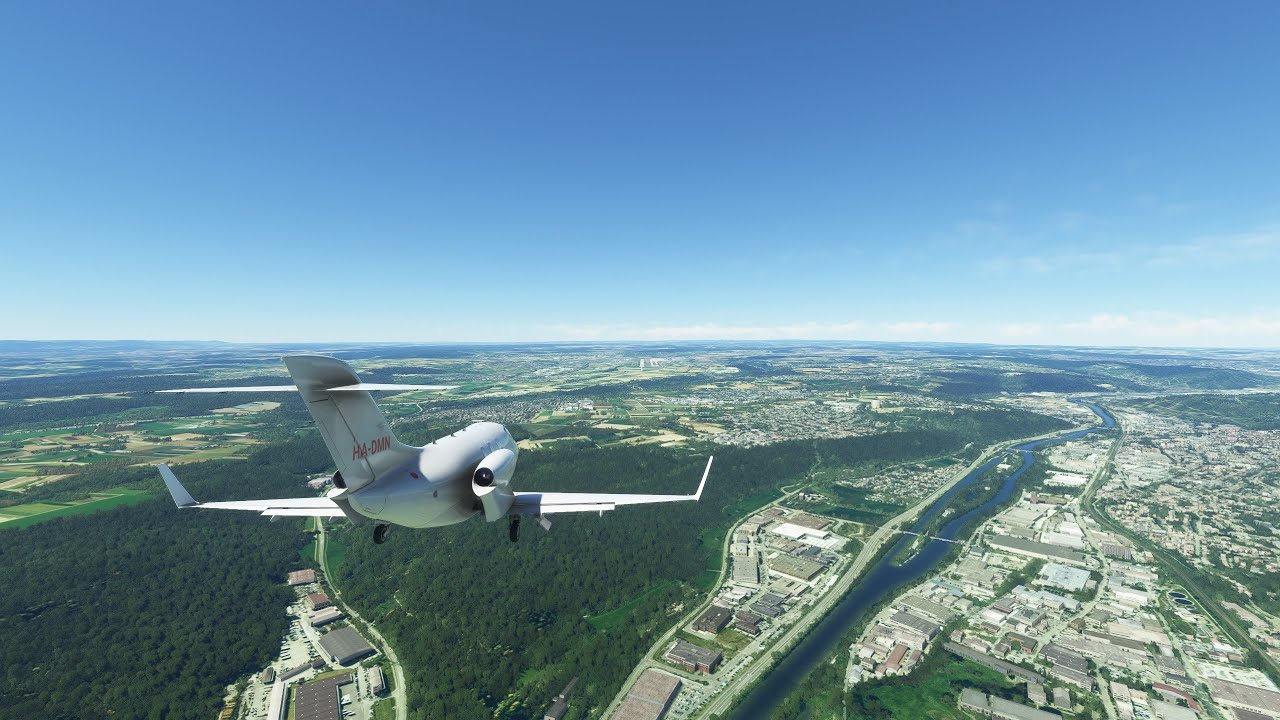 MSFS Brussels (EBBR) - Stuttgart (EDDS) full flight vatsim HA420 HondaJet smoothest landing