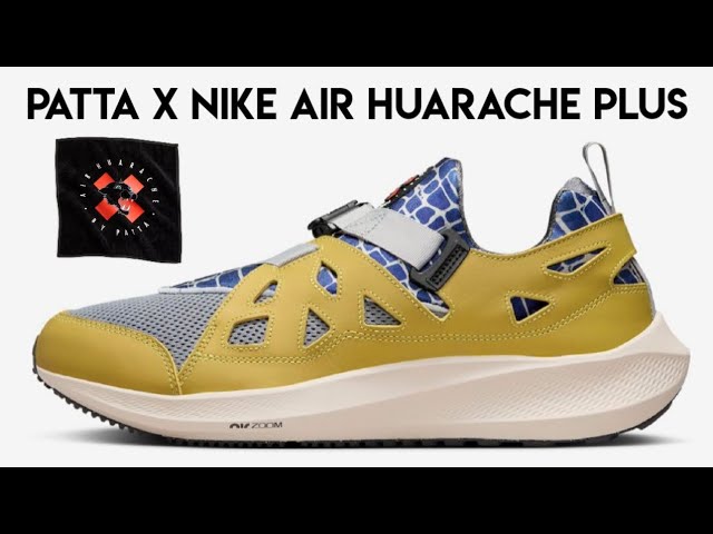 NIKE x Patta ☆ Air Huarache Plus ‘White’ Patta x Nike Air Huarache Plus - YouTube