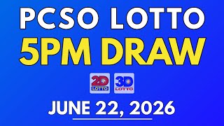 PCSO Lotto Result Today June 22, 2026 | 5PM LIVE Draw Results