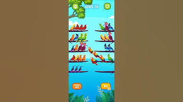 Bird Sort Puzzle: 🐦🦜Level #70 Gameplay (Android, iOS) #Youtube  Shorts #PlayGo!