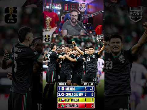 México en dieciseisavos tras ganar #mexico #corea #mundial #worldcup #mancuer #shortvideo