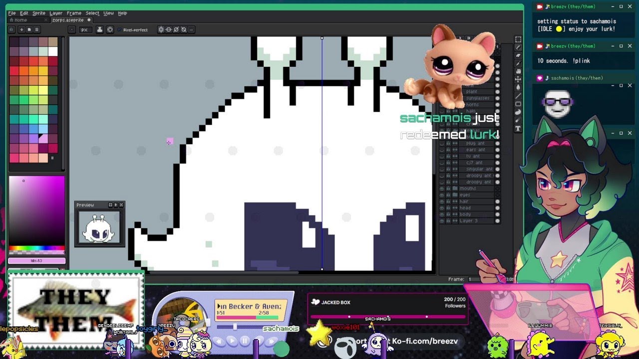 ART | because pixels killed my streamer OKAY