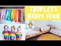 Triplets Minimalist Kids Bedroom Tour