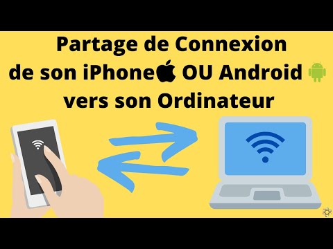 Faire un partage de connexion de son iPhone ou Android à son ordinateur