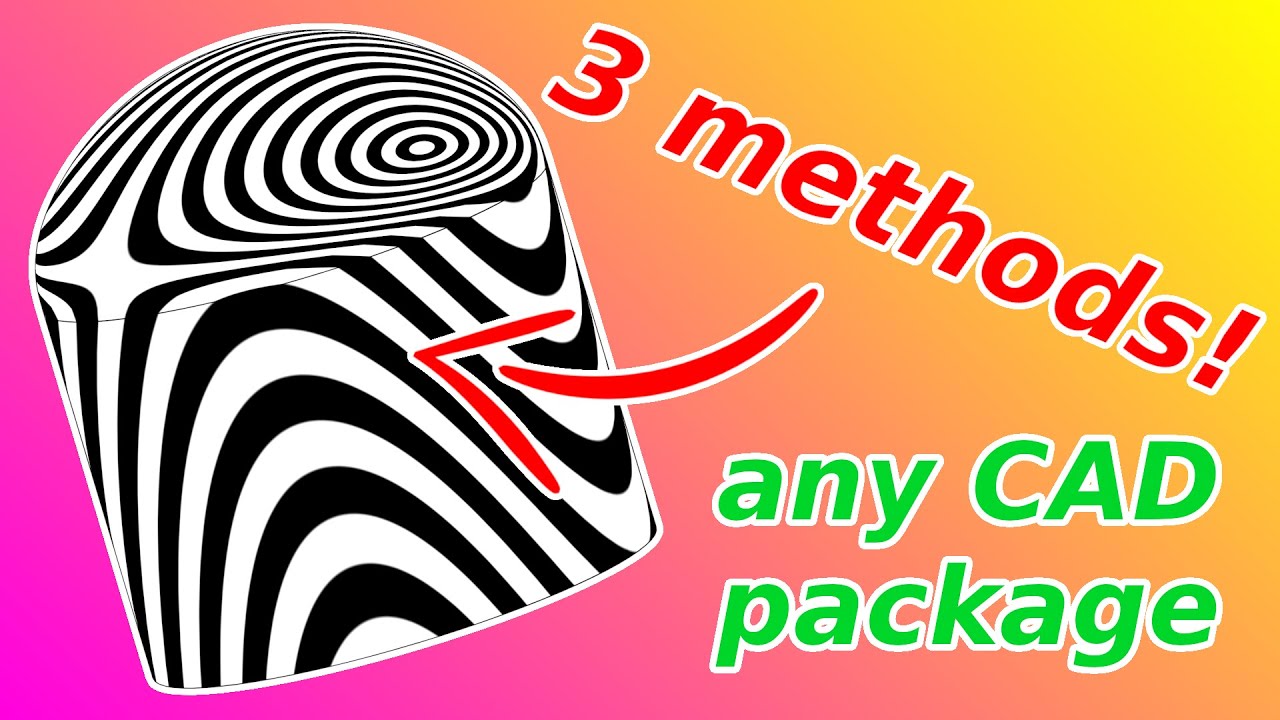 How to add a dome to a cylinder in any CAD program - 3 ways, 6 minutes