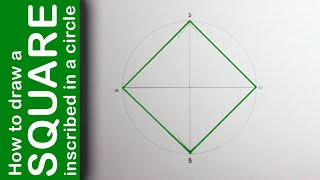 How to Construct a Square Inscribed in a Circle