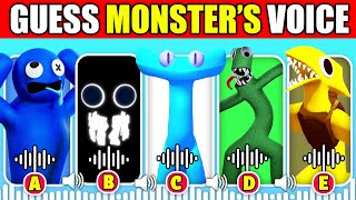 IMPOSSIBLE 🔊 Guess the Monster's Voice | Rainbow Friends Chapter 2 | Cyan, Blue, Purple, Yellow