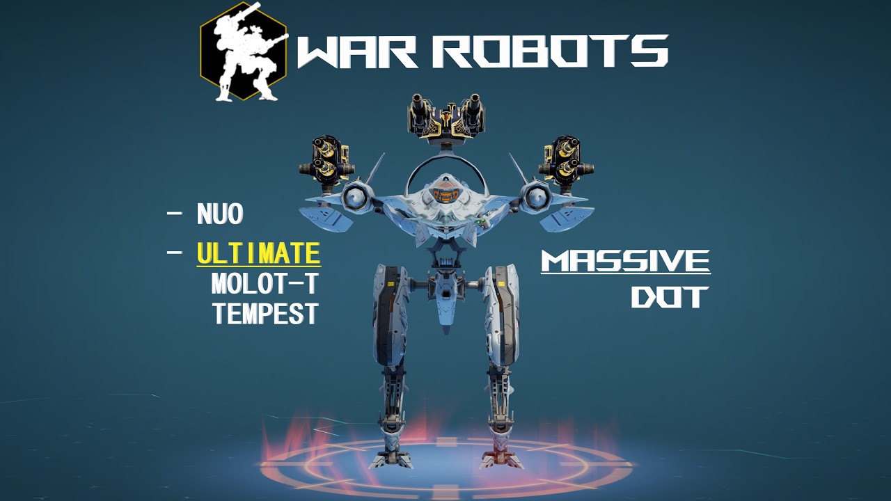 War Robots - King of DOT ! Just how terrifying is the UE machine gun with MASSIVE DOT