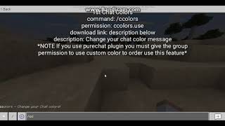 Chat Colors & Nickname Colors Plugin | My Pocketmine Plugin #3