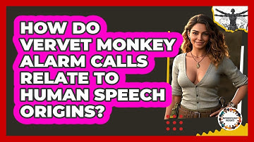 How Do Vervet Monkey Alarm Calls Relate To Human Speech Origins? - Anthropology Insights