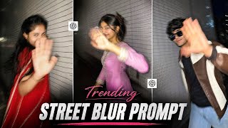 Instagram trending street blur photo editing | Street blur ai photo prompt | Chatgpt photo editing screenshot 5