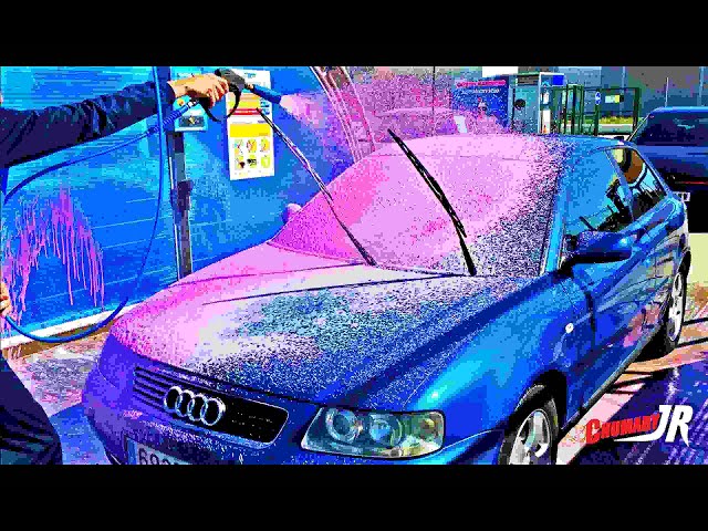 Lavado coche [Audi a3 y Volkswagen golf] con FOAM espuma activa