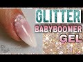 Como fazer GLITTER BABYBOOMER GEL. How to make glitter BabyBoomer in gel