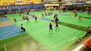 106全中運會內賽 王柔云江品嘉vs松山高中張珈瑄廖沛淇part 2
