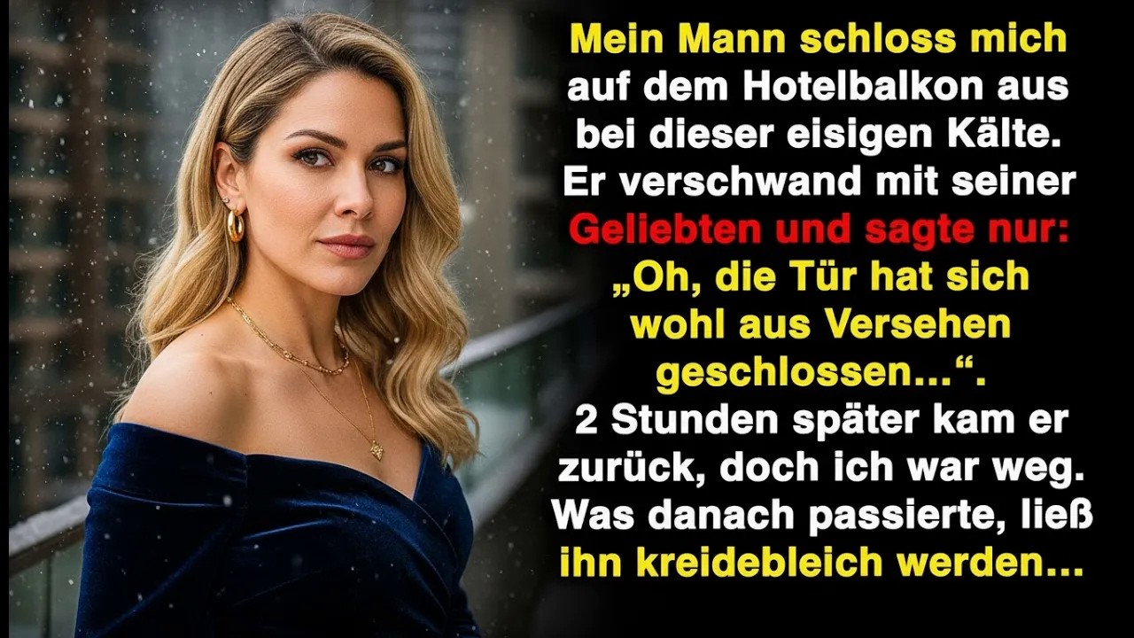 Mein Mann sperrte mich im eisigen Balkon aus und verschwand 2 Stunden später kehrte er zurück un