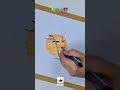 Sunset Birds Watercolor in 12s 🌅 | SSM Art #shorts