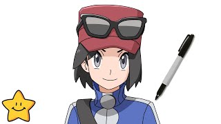 HOW TO DRAW CALEM | POKEMON | STEP BY STEP