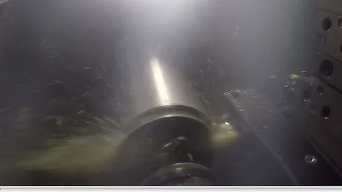 Application example of heavy machining in a TC 35-Y-1350