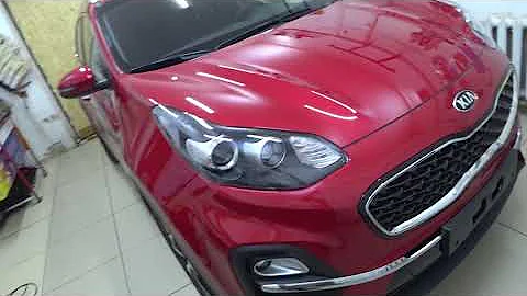 KIA Sportage / КИА СПОРТЕЙДЖ 2020г. Бронировка полиуретановой пленкой.