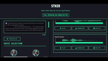 "Next-Gen Neural Voice Synthesis: Free, Unlimited Text-to-Speech for Commercial Use!"