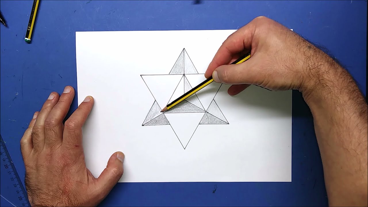 Transparent Star Line Png - Cool 3d Star Drawings, Png Download ,  Transparent Png Image - PNGitem