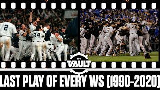 EVERY final play from the World Series from 1990-2020!