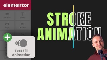 Elementor - Text Stroke Fill Animation (No Plugin)