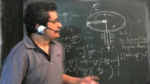 Conservation of angular momentum -solution to irodov problem 1.276 physics for class 12