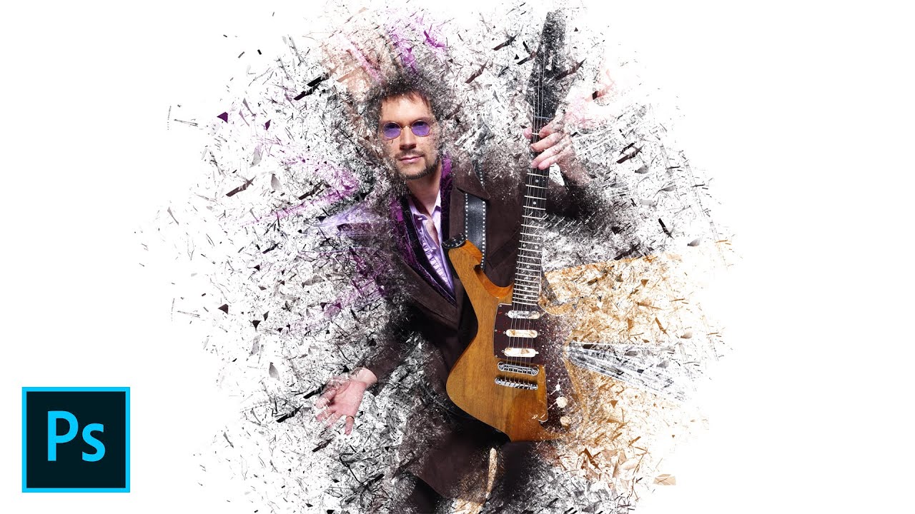 Cara Membuat Efek Kaca Pecah di Photoshop 