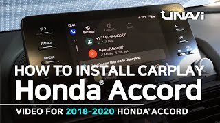 How to Install APPLE CARPLAY / ANDROID AUTO in HONDA ACCORD 2018, 2019, 2020 screenshot 5