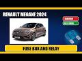 Fuse box location and diagram: renault megane 2024 - Schema fusibili