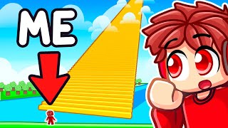 Building the Largest STAIRS in Roblox Build a Boat!