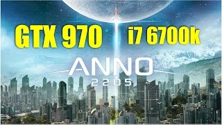 Anno 2205 | GTX 970 OC & i7 6700k | 1080p Ultra Settings | FRAME-RATE TEST